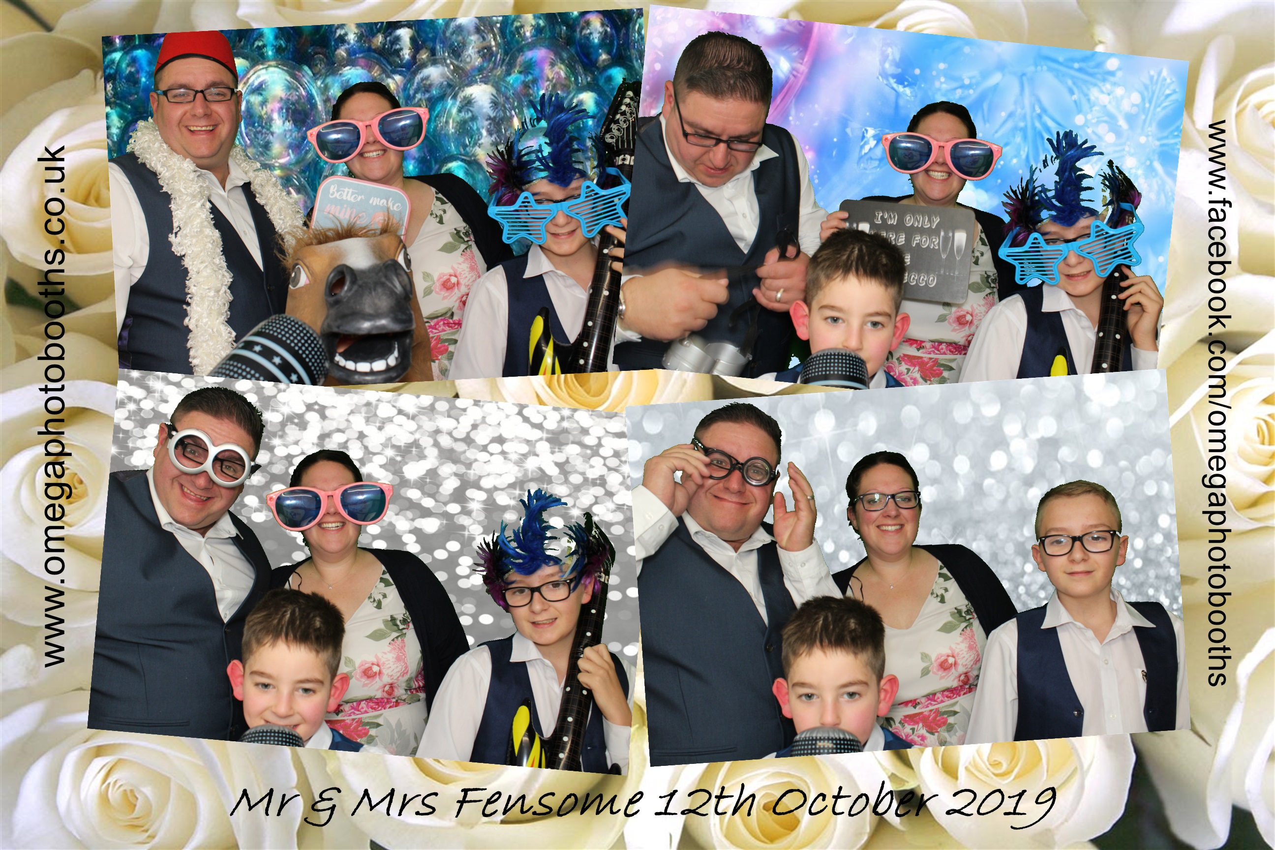 Mr & Mrs Fensome | View more photos from the event at gallery.omegaphotobooths.co.uk/u/Omega-Photobooths/Mr-Mrs-Fensome